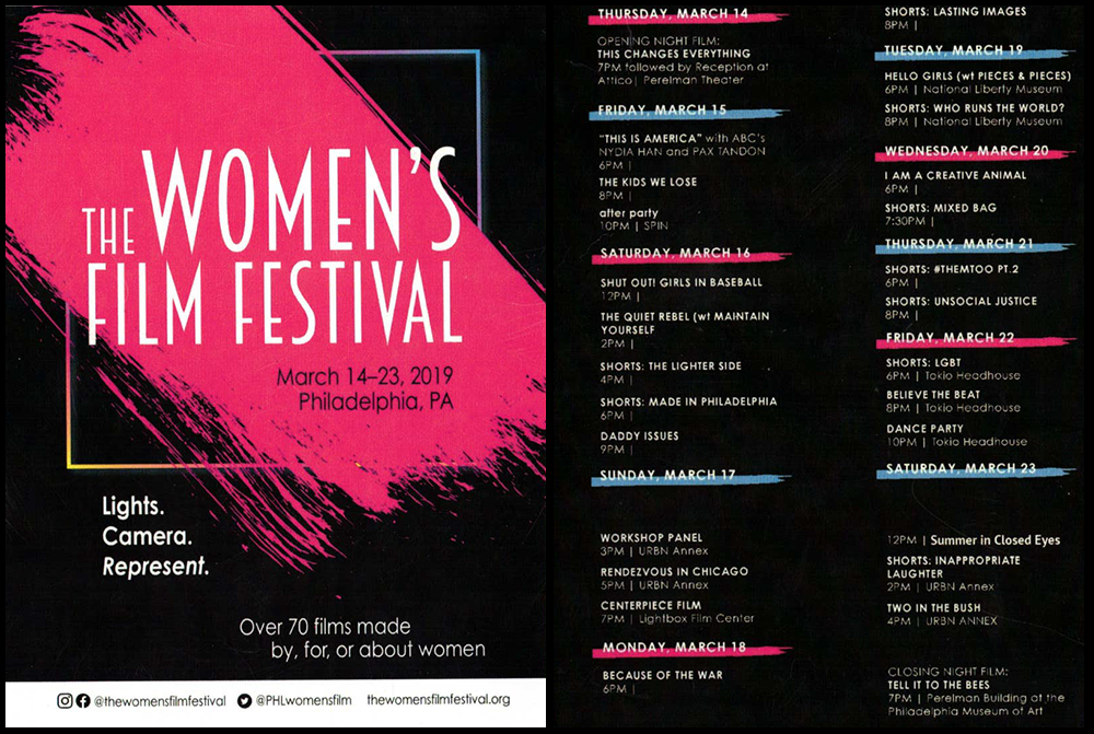 philadelphia women's film festival schedule